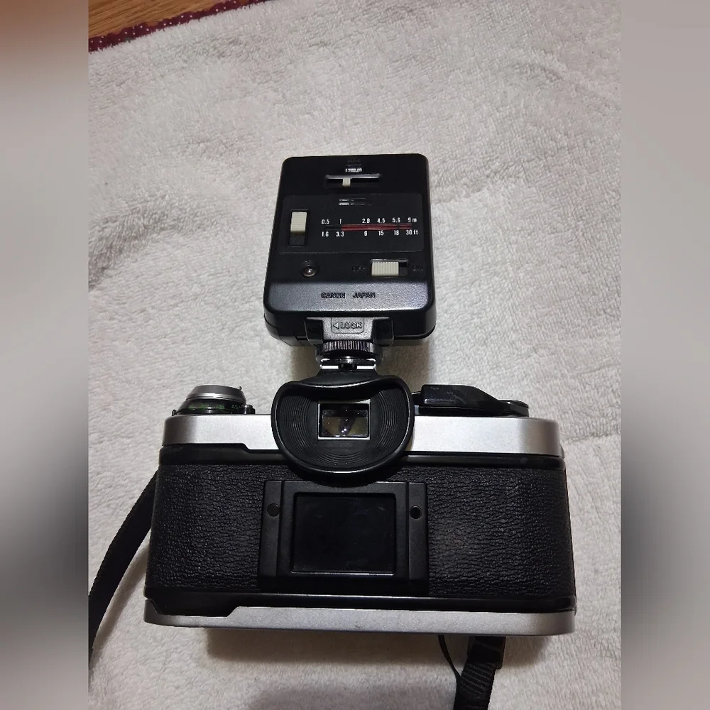 Canon AE-1 Program 35mm Film Camera with Flash - Black Made In Japan